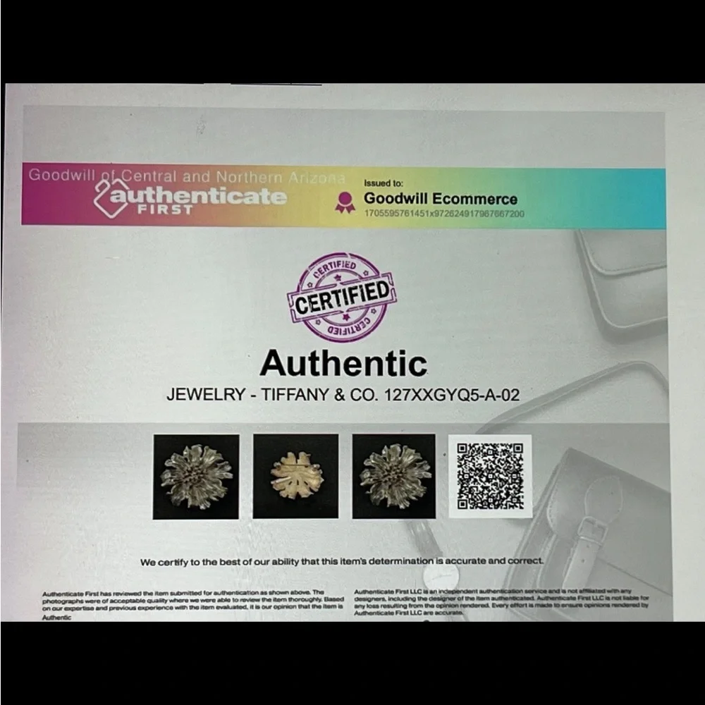 TIFFANY & Co October’s Flower 925 Silver Marigold Floral Brooch Pin - Picture 6 of 6